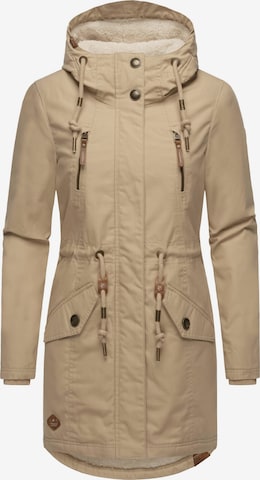 RagwearZimska parka 'Elsie' - bež boja: prednji dio