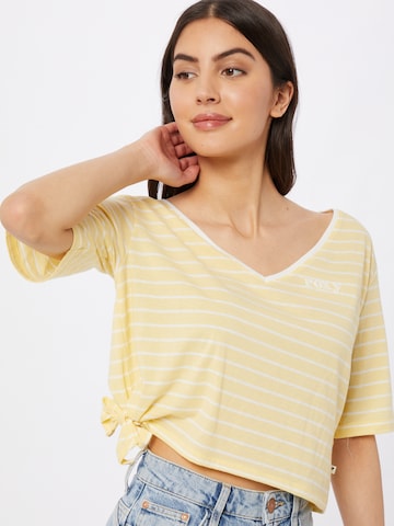 ROXY Shirts 'BIKINI MOMENTS' i gul: forside