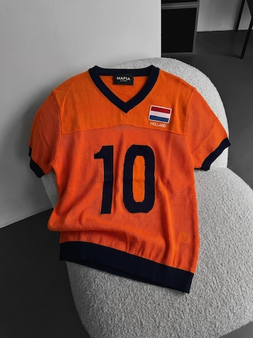 Kleidermafia T-shirt i orange