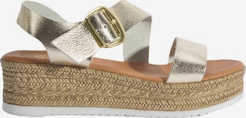 Desa Sandale in Gold: Vorderseite