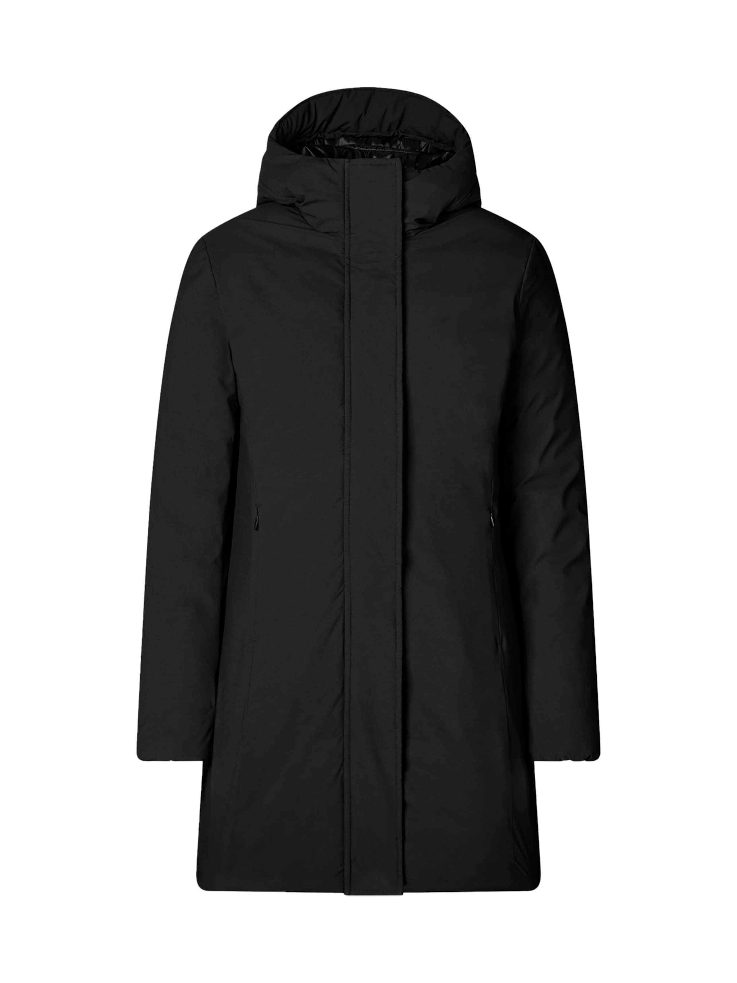 SAVE THE DUCK Winterparka in Schwarz: Vorderseite