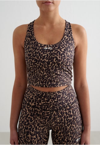 Bustino Reggiseno sportivo 'Core Essential' di Aim'n in marrone