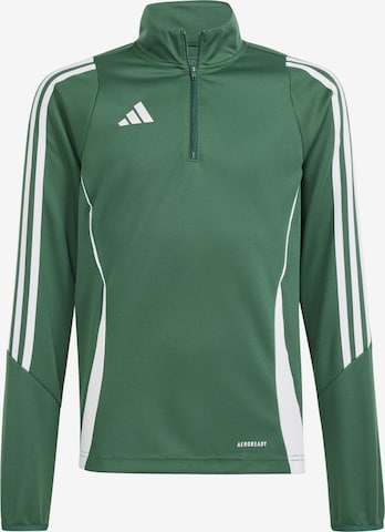 ADIDAS PERFORMANCE Sportsweatshirt in Grün: Vorderseite