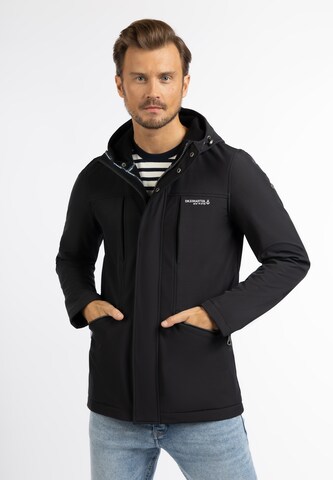 Veste fonctionnelle DreiMaster Maritim en noir : devant