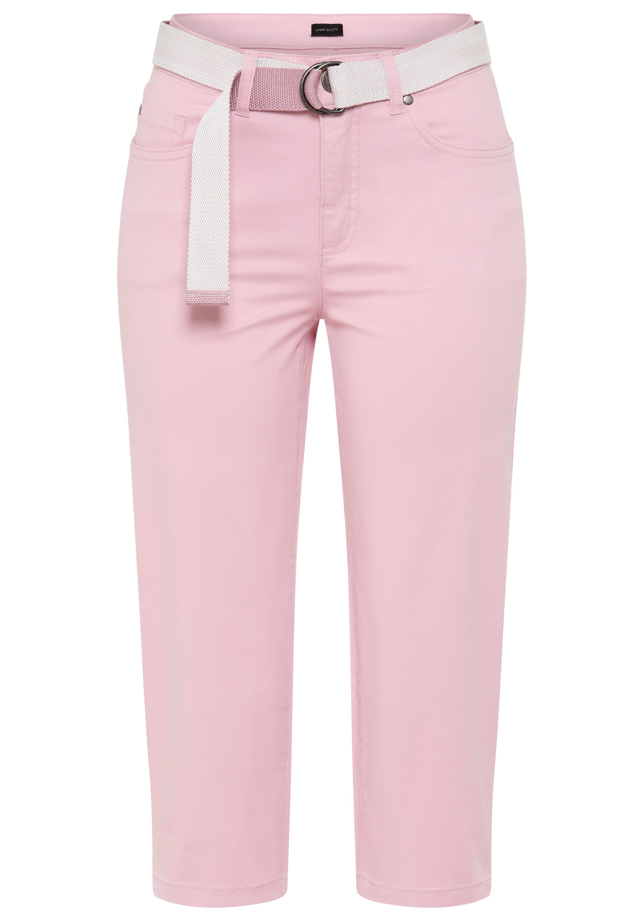 LAURA SCOTT Regular Pants in Pink: front