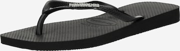 juoda HAVAIANAS Šlepetės per pirštą: priekis