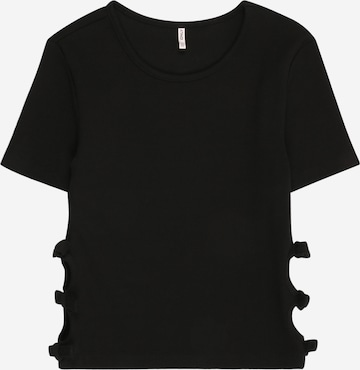 Tricou 'KOGNessa' de la ONLY GIRLS pe negru: față