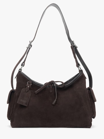 Estro Shoulder Bag '9280' in Brown: front