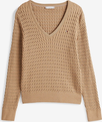 TOMMY HILFIGER Sweater in Brown: front