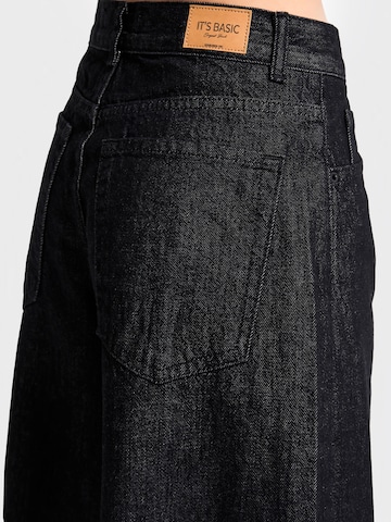 IT'S BASIC Wide leg Jeans 'Palazzo' in Grey