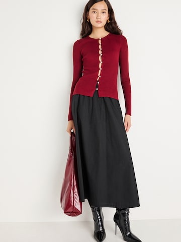 Gina Tricot Gebreid vest in Rood