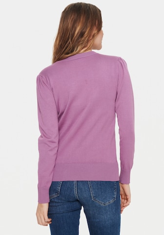 SAINT TROPEZ Sweater in Purple