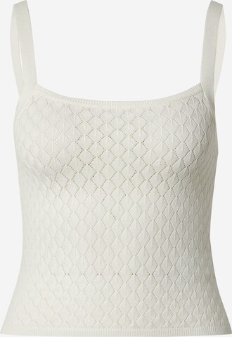 RÆRE by Lorena Rae Knitted top 'Noelle' in White: front