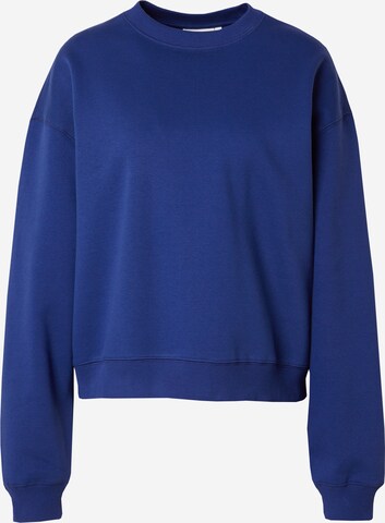 WEEKDAY Sweatshirt 'Essence Standard' i blå: framsida