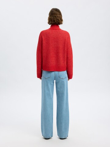 SELECTED FEMME Cardigan i rød