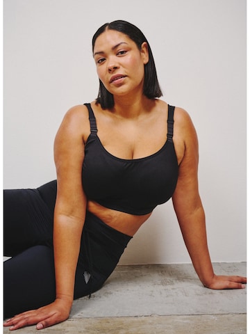 Active by Zizzi - Bustier Sujetador 'Ahelene' en negro