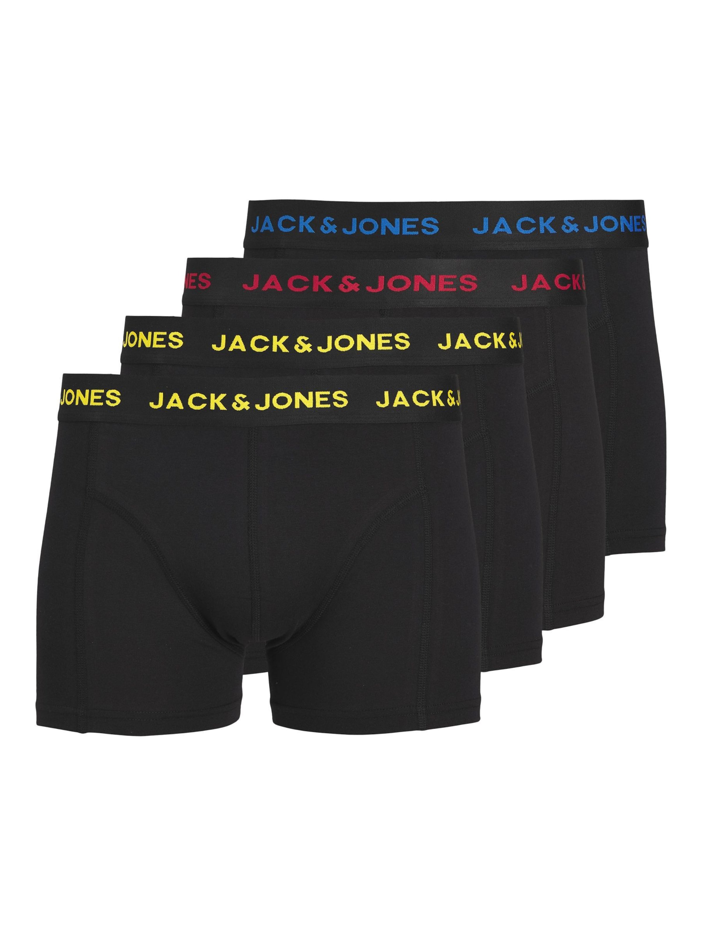 JACK & JONES Boxershorts in Zwart: voorkant