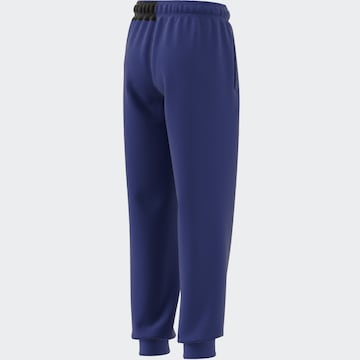 ADIDAS PERFORMANCE - Tapered Calças de desporto 'Essentials' em azul