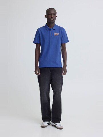 BLEND Shirt ' BHMaille Polo ' in Blauw