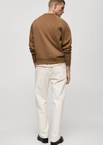 MANGO MAN Sweatshirt 'Ischia' in Brown