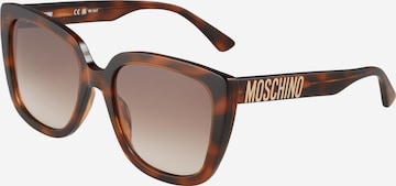 Occhiali da sole di MOSCHINO in marrone: frontale