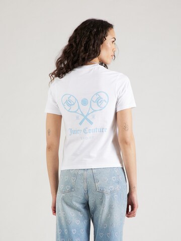 Juicy Couture T-Shirt 'THE TENNIS' in Weiß: Vorderseite
