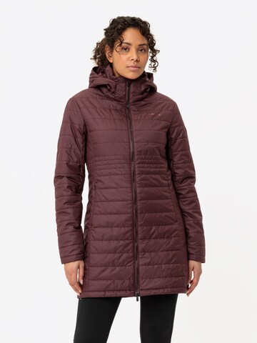 VAUDE Functionele jas 'Moena' in Rood: voorkant