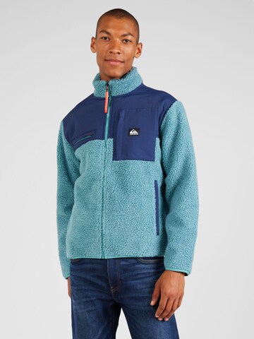 Veste en polaire fonctionnelle QUIKSILVER en bleu : devant