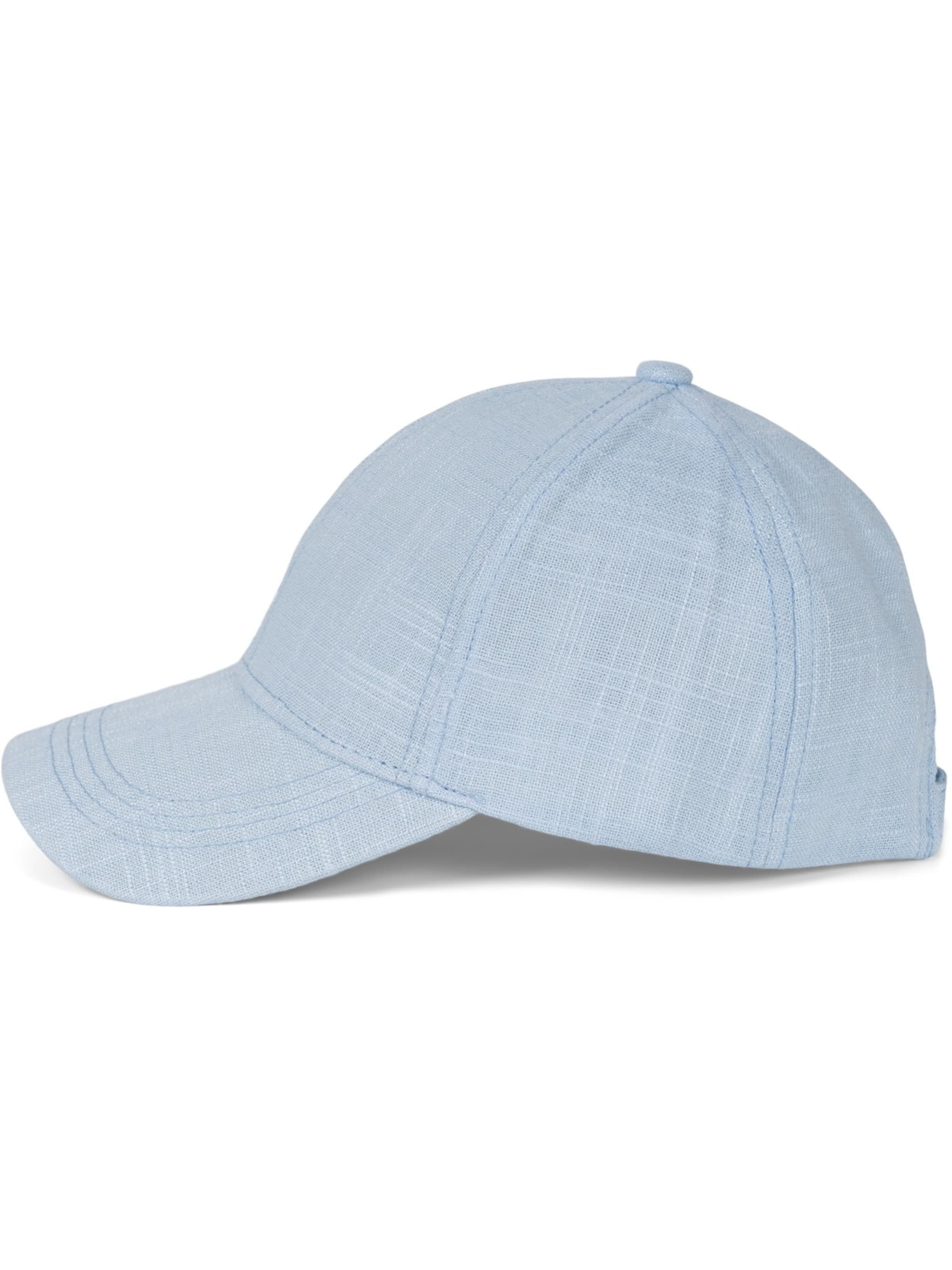 styleBREAKER Cap 'Leinen Baseball Cap' in Blue