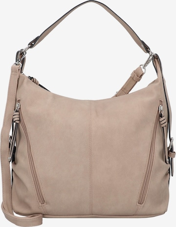 TOM TAILOR Shoulder Bag 'Caia' in Grey: front