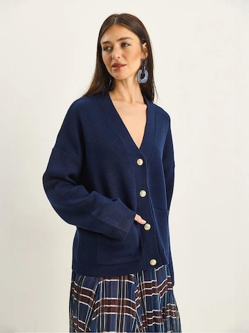 Bianco Lucci - Casaco de malha em azul