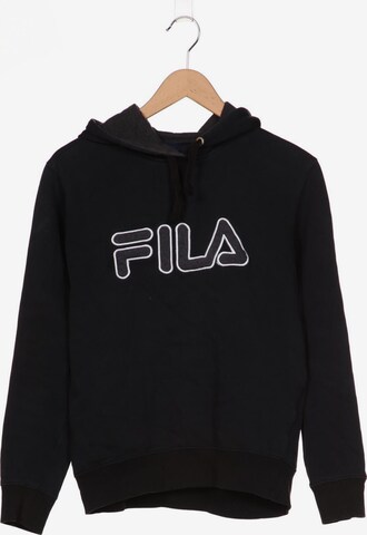 FILA Sweatshirt & Zip-Up Hoodie in M in Black: front