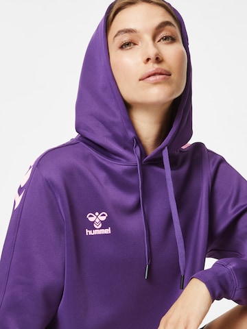 Hummel Athletic Sweatshirt 'Poly' in Purple
