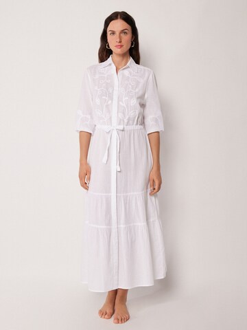 CALZEDONIA Kleid in Weiß: Vorderseite