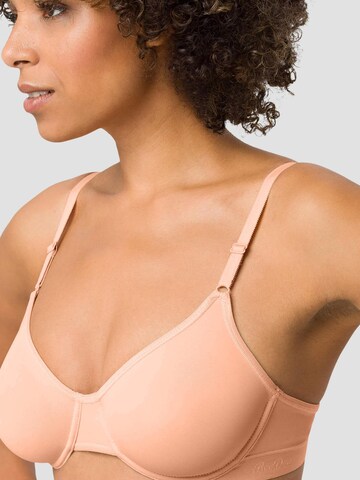 BeeDees T-shirt Bra 'Bügel-BH Microfun W' in Orange
