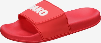 JAKO Badeschuh in rot / weiß, Produktansicht