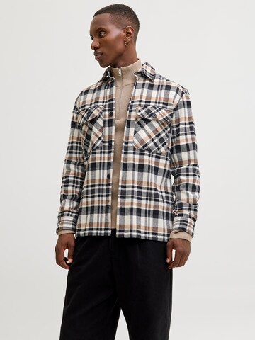 Jack & Jones Premium Regular fit Overhemd 'JPRRAYLE' in Wit: voorkant