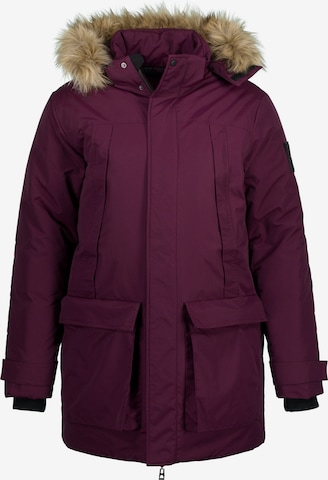 JP1880 Winterparka in Lila: predná strana