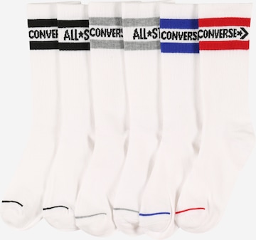 CONVERSE Κάλτσες σε λευκό: μπροστά