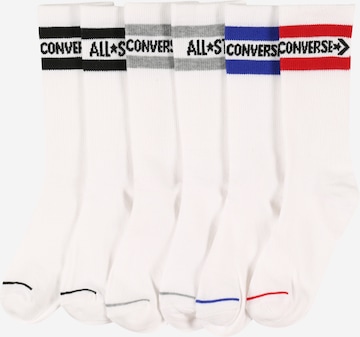 Chaussettes CONVERSE en blanc : devant