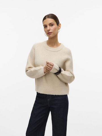 VERO MODA Sweater 'VMBANG' in White: front
