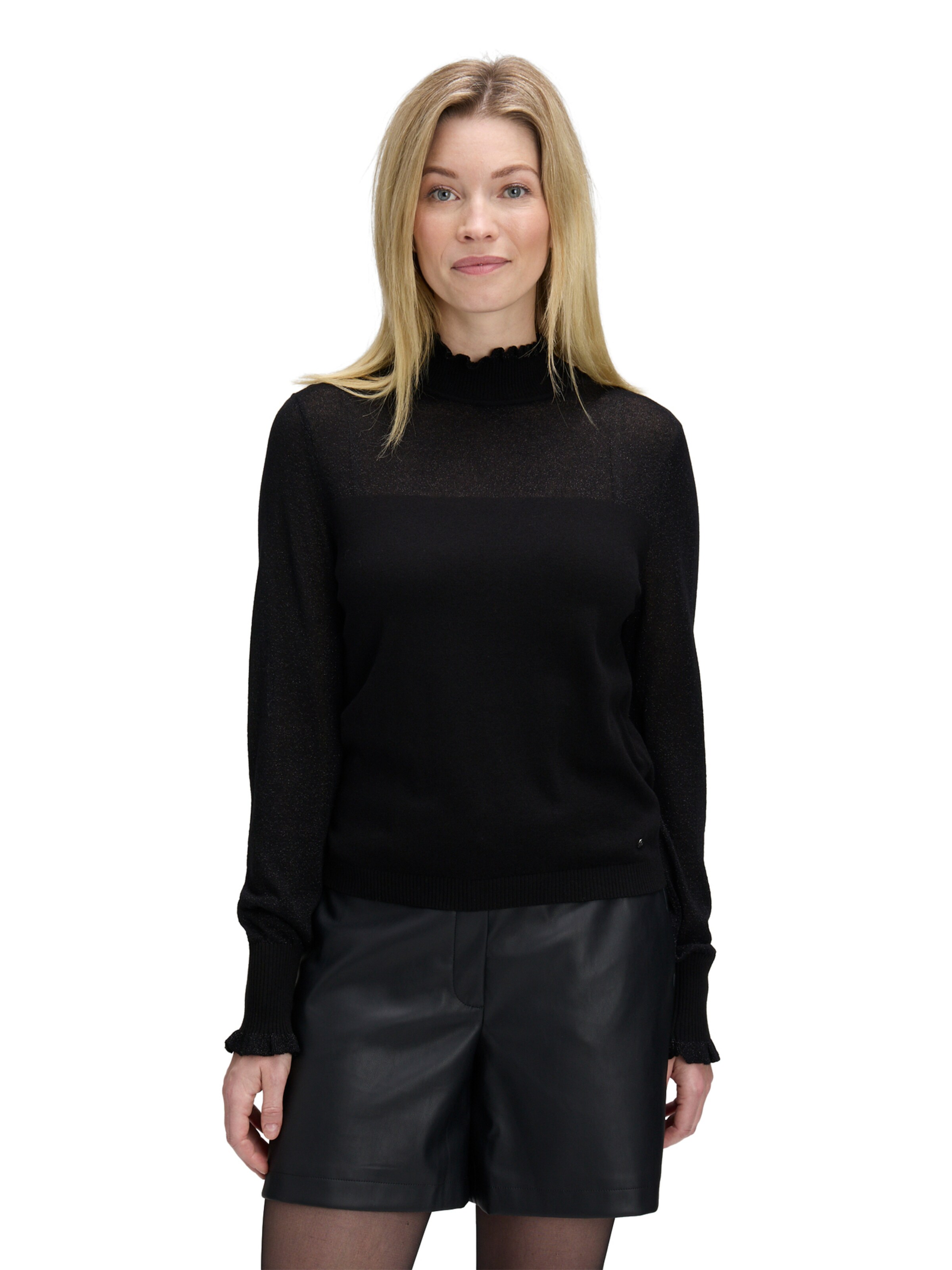 Betty & Co Sweater in Black: front