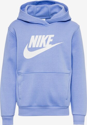 Nike Sportswear Sweatshirt 'Club FLC' in Blau: predná strana