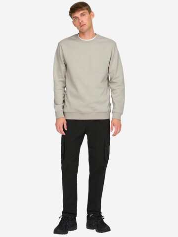 Only & Sons Sweatshirt 'Connor' in Grey