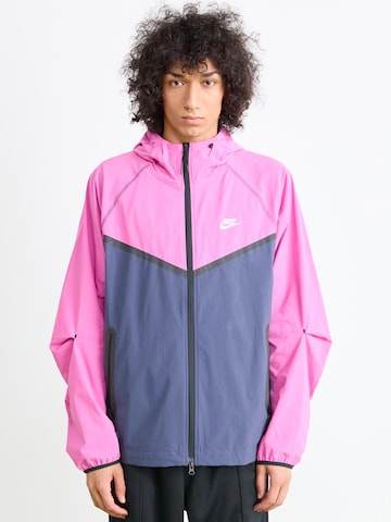 Nike Sportswear Övergångsjacka 'Tech' i blå: framsida