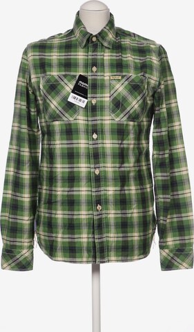 REPLAY Button Up Shirt in S in Green: front