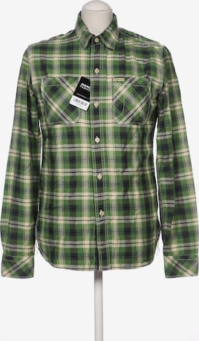 REPLAY Button Up Shirt in S in Green: front