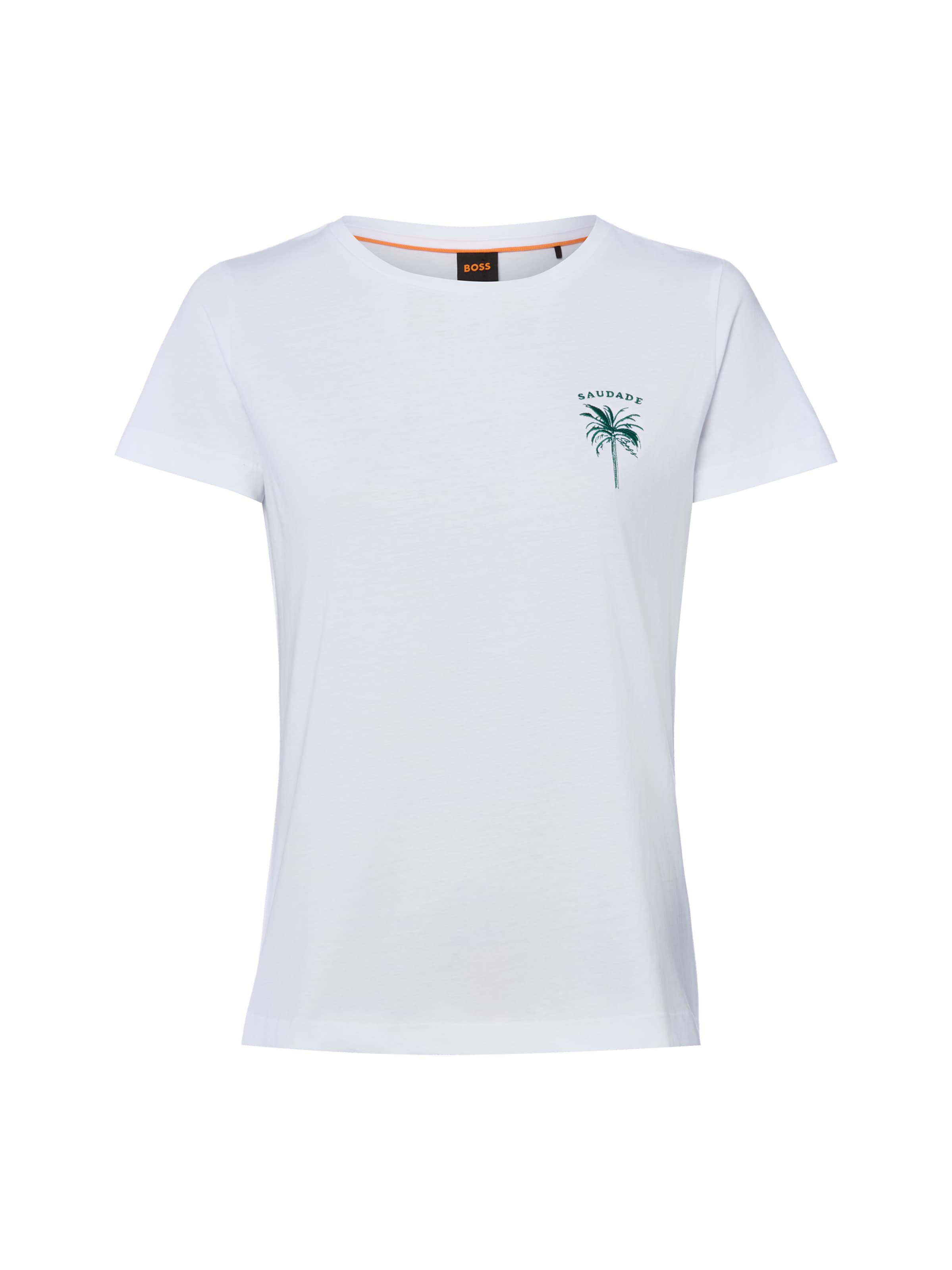 BOSS Shirt 'Elove' in Weiß: Vorderseite