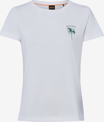 BOSS Shirt 'Elove' in Weiß: Vorderseite