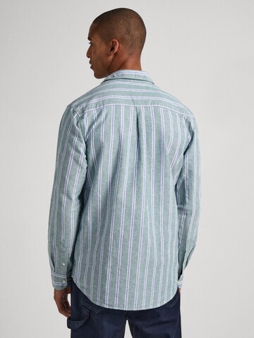 Pepe Jeans Regular Fit Hemd 'COSTA' in Grün